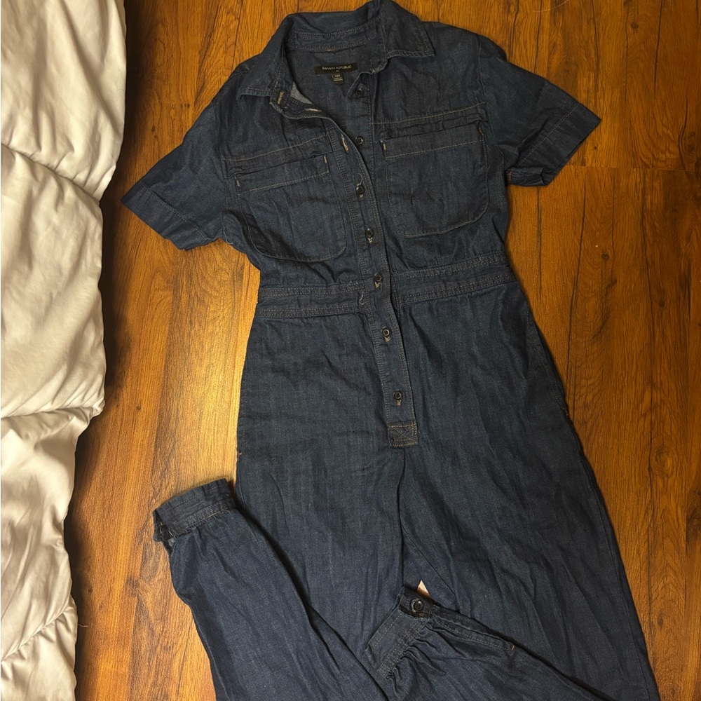 Banana Republic Denim Jumpsuit